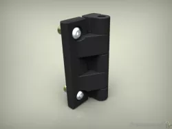 Plastic Hinge 1 Free 3D model