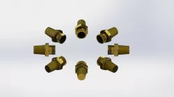 pneumatic silencer Free 3D model