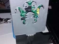 Prusa i3 mounted Octoprint Raspberry Pi case