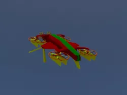 quadcopter Free 3D model