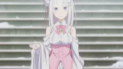 RE ZERO-EMILIA-RIG- ANIME GIRL Low-poly  3D model