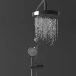 Realistic Shower Water Animated 3D model