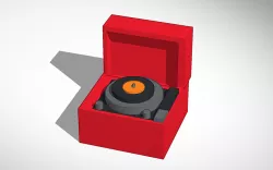 Record player model Free 3D model