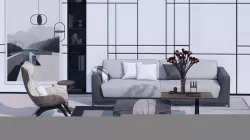 revit family setting area 3D model