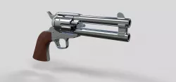 Revolver of agent Whiskey from movie Kingsman The Golden Circle 3D model