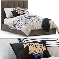 RH Baby and Child Carver bed 3D model