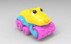 Rhino roller truck 3D model