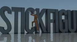 Rigged Stick Figure Free low-poly  3D model