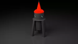 Rocket Free 3D model