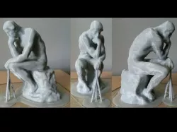 Rodin's The Thinker (With Supports)