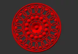 Round design 06 3D model