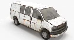 Rusty van 3D model