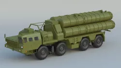 S-300 Missile System 3D model