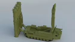 S-300VM Missile System SA-23 Gladiator Giant 3D model