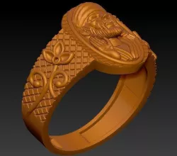 sai baba jewellery ring  3D model