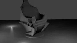 Sci Fi Chair Free 3D model