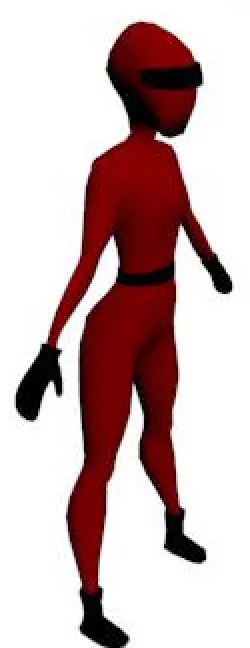 Sci-Fi girl Free 3D model