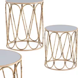 Side Table Bamboo Loop  3D model
