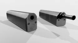 SilencerCo Salvo12 12 Gauge Shotgun Suppressor Low-poly  3D model