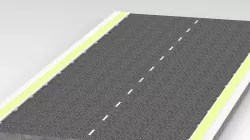 Simple Road Free 3D model