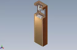 Skyscraper w rooftop park Building 20 Free 3D model