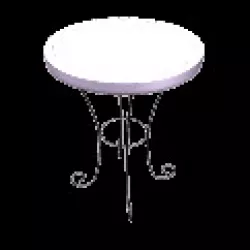 Small round table Free 3D model