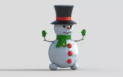 Snowman 3D model