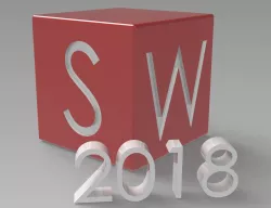 solidworks logo 3D model