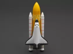 Space shuttle 3D model