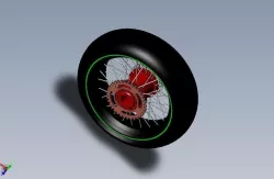 Spoke Wheel Free 3D model