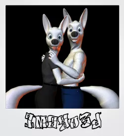 Spunky canines Free 3D model