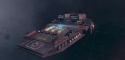 Star ship destroyer 1 Low-poly  3D model