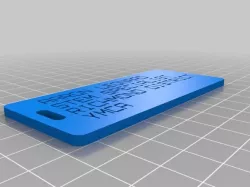 STEMSPof luggage label