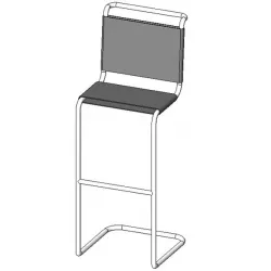 Stool - Bar Free 3D model