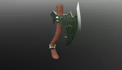 Stylized War axe 3D model