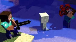 Sword and Pickaxe of Minecraft Free 3D model