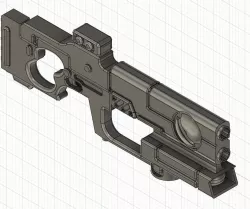 Tau Pulse carbine 3D model