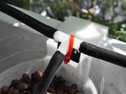 Tee connector for 1/4 inch tubing