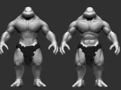 Teenage Mutant Ninja Turtle Gone wild Free low-poly  3D model