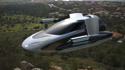 TF-X Flying car Air vehicle Cars of the future 3D model
