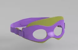 TMNT mask for kids 3D model