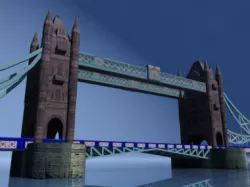 Tower bridge Free 3D model