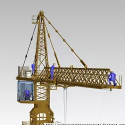 TOWER CRANE -ASSEMBLY- Free 3D model