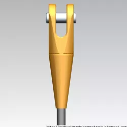 TOWER CRANE -Cable conector- Free 3D model