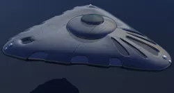 TR3B II Free 3D model