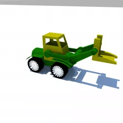 Tractor Toy 3D model