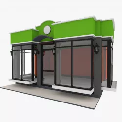 Trade Pavilion Shop 3D model