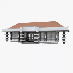 Trade Pavilion Shop 3D model