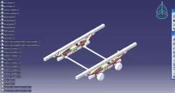 Trailer axle for Tikitrailer Free 3D model