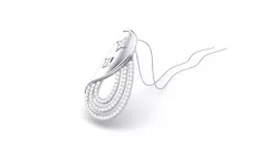 Turkey pendant  3D model